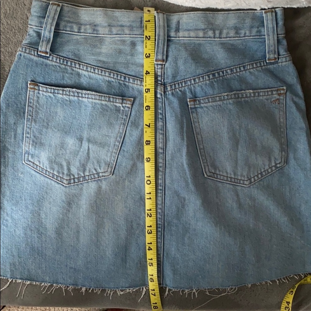 NWT Madewell Jeans Skirt Size 27 - Picture 8 of 8